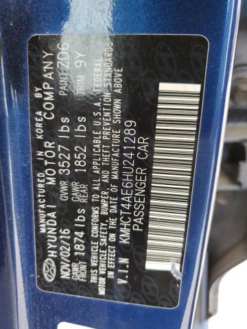 Photo 10 from auction – 2017 HYUNDAI ACCENT SE with VIN KMHCT4AE6HU241289
