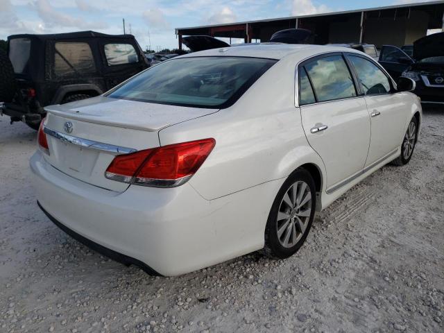 Photo 4 from auction – 2011 TOYOTA AVALON BAS with VIN 4T1BK3DB4BU415085