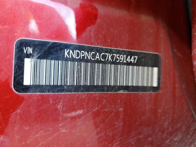 Photo 10 from auction – 2019 KIA SPORTAGE E with VIN KNDPNCAC7K7591447