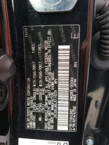 Photo 10 from auction – 2018 TOYOTA 4RUNNER SR with VIN JTEZU5JR6J5174239