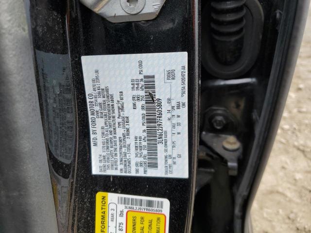 Photo 10 from auction – 2015 LINCOLN MKZ with VIN 3LN6L2J97FR605809
