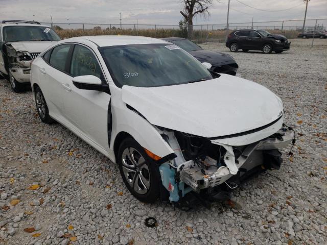 HONDA CIVIC LX 2018 with VIN 19XFC2F55JE020883 - Photo from auction