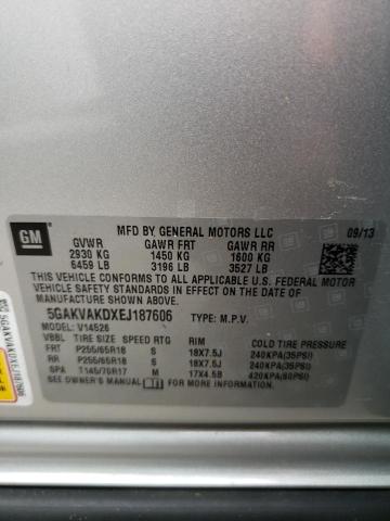 Photo 10 from auction – 2014 BUICK ENCLAVE with VIN 5GAKVAKDXEJ187606