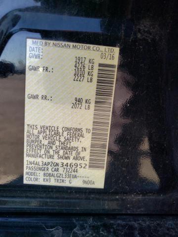 Photo 10 from auction – 2016 NISSAN ALTIMA 2.5 with VIN 1N4AL3AP2GN346952