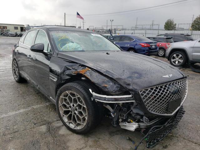 GENESIS G80 BASE 2021 with VIN KMTGB4SC0MU043647 - Photo from auction