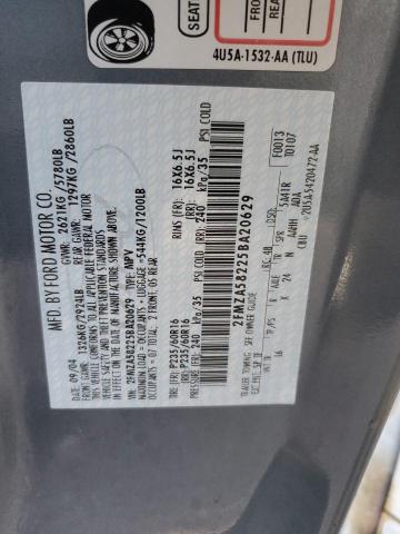 Photo 10 from auction – 2005 FORD FREESTAR L with VIN 2FMZA58225BA20629
