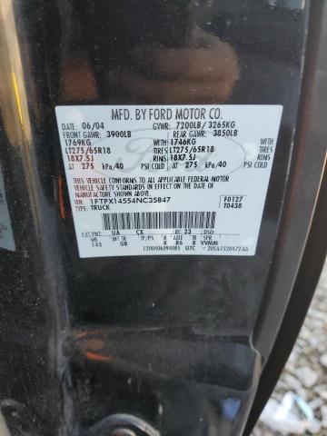 Photo 10 from auction – 2004 FORD F150 with VIN 1FTPX14554NC35847