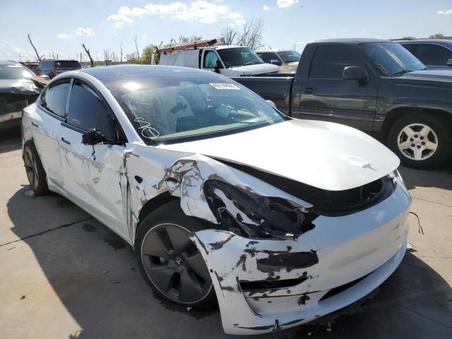 TESLA MODEL 3 2022 with VIN 5YJ3E1EB0NF265377 - Photo from auction