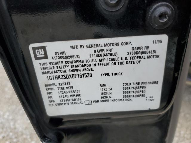 Photo 10 from auction – 2006 GMC SIERRA K25 with VIN 1GTHK23DX6F161520