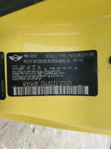 Photo 10 from auction – 2002 MINI COOPER with VIN WMWRC33482TC37979