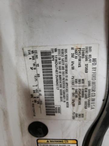 Photo 10 from auction – 2002 FORD EXPLORER E with VIN 1FMDU74E12UA04117
