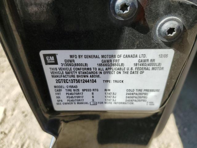 Photo 10 from auction – 2006 GMC NEW SIERRA with VIN 2GTEC13T561244104