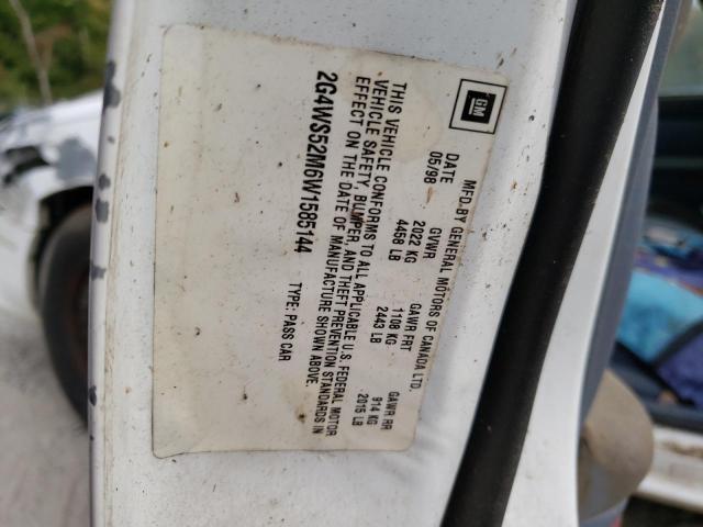 Photo 10 from auction – 1998 BUICK CENTURY CU with VIN 2G4WS52M6W1585144