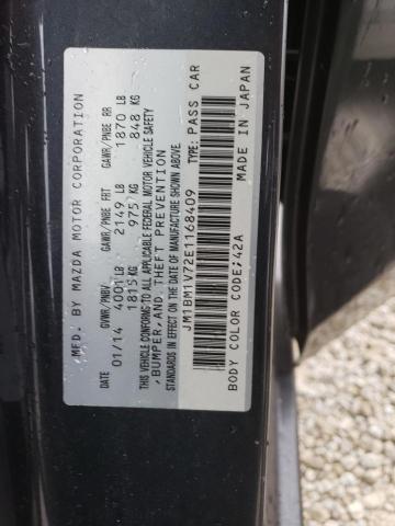Photo 10 from auction – 2014 MAZDA 3 TOURING with VIN JM1BM1V72E1168409