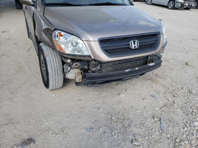 Photo 9 from auction – 2004 HONDA PILOT EXL with VIN 2HKYF18604H597448