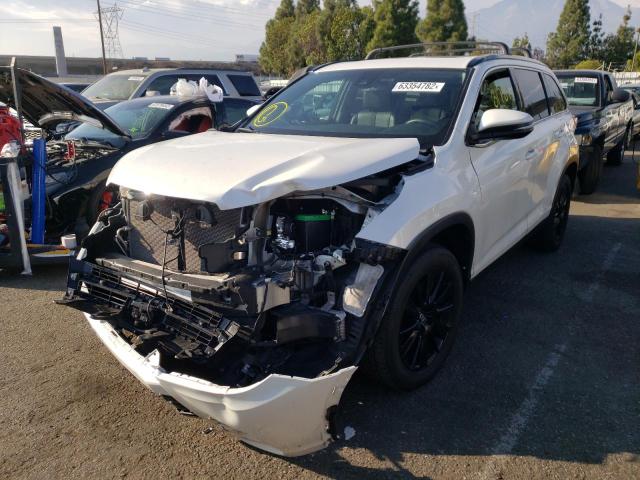 Photo 2 from auction – 2019 TOYOTA HIGHLANDER with VIN 5TDKZRFH8KS573731