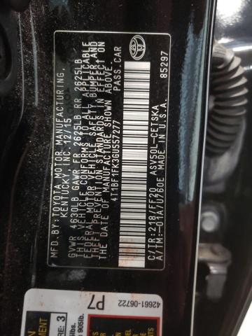 Photo 10 from auction – 2016 TOYOTA CAMRY LE with VIN 4T1BF1FK3GU557277