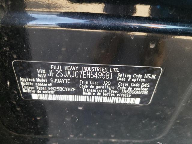 Photo 10 from auction – 2014 SUBARU FORESTER 2 with VIN JF2SJAJC7EH549581