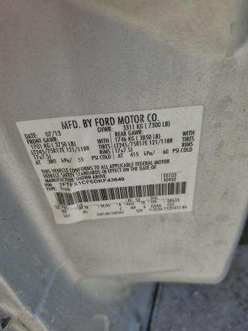 Photo 10 from auction – 2013 FORD F150 SUPER with VIN 1FTFX1CF6DKF43648