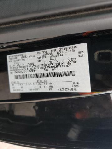Photo 10 from auction – 2018 FORD ESCAPE SE with VIN 1FMCU0GD1JUB38971