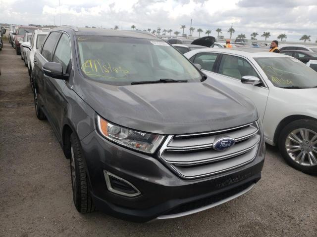 FORD EDGE TITAN 2015 with VIN 2FMTK4K84FBC29866 - Photo from auction