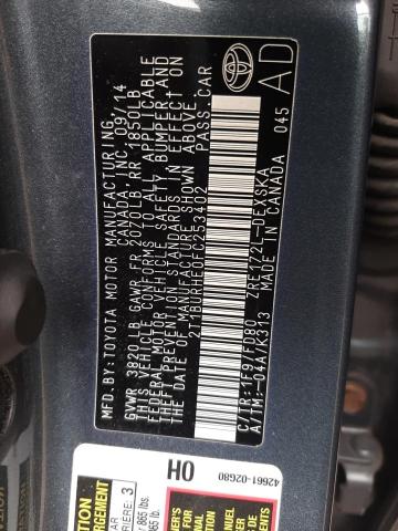 Zdjęcie 10 z aukcji – 2015 TOYOTA COROLLA L z VIN 2T1BURHE0FC253402