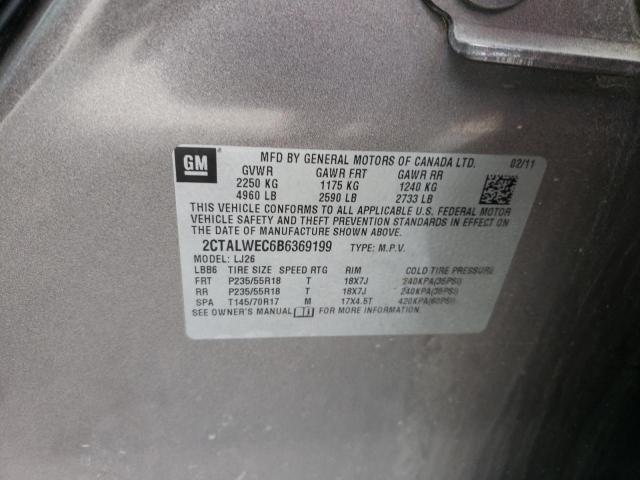 Photo 10 from auction – 2011 GMC TERRAIN SL with VIN 2CTALWEC6B6369199