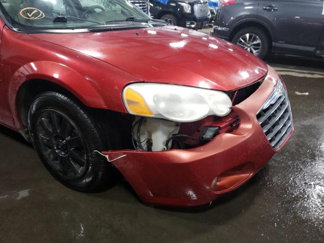 Photo 9 from auction – 2005 CHRYSLER SEBRING TO with VIN 1C3AL56R95N666304