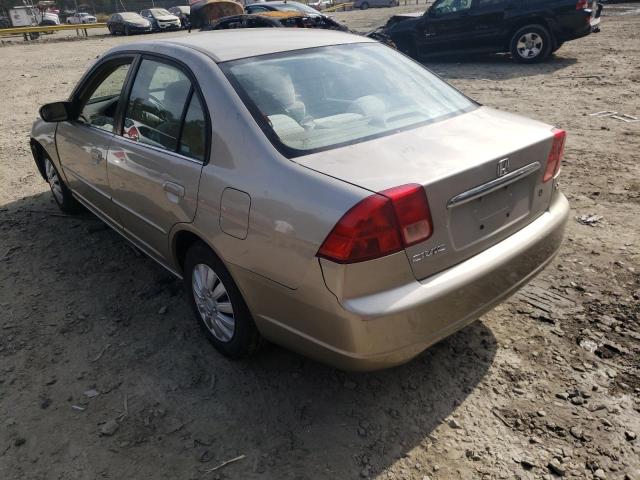 Photo 3 from auction – 2002 HONDA CIVIC LX with VIN 2HGES16602H558433