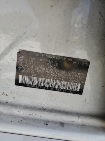 Photo 10 from auction – 2020 SUBARU IMPREZA SP with VIN 4S3GKAM68L3612852