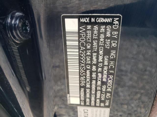 Photo 10 from auction – 1999 PORSCHE 911 CARRER with VIN WP0CA2999XS651696