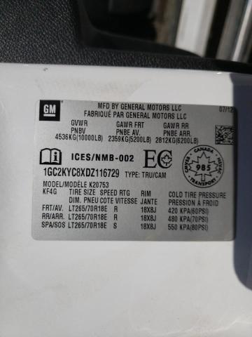 Photo 10 from auction – 2013 CHEVROLET SILVERADO with VIN 1GC2KYC8XDZ116729