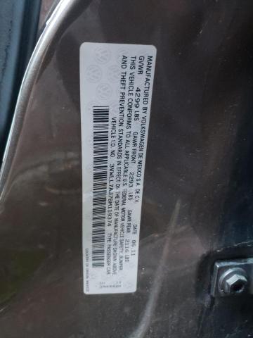 Photo 10 from auction – 2011 VOLKSWAGEN JETTA TDI with VIN 3VWLL7AJ7BM119374