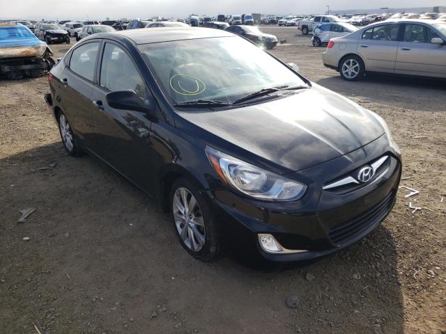HYUNDAI ACCENT GLS 2012 with VIN KMHCU4AE3CU267953 - Photo from auction