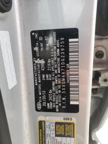 Photo 10 from auction – 2013 KIA OPTIMA LX with VIN 5XXGM4A71DG239759