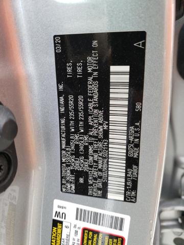 Photo 10 from auction – 2020 TOYOTA HIGHLANDER with VIN 5TDDZRBH4LS021143