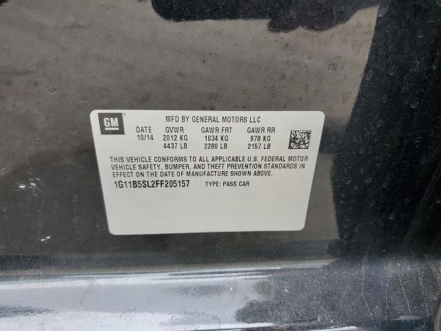 Photo 10 from auction – 2015 CHEVROLET MALIBU LS with VIN 1G11B5SL2FF205157