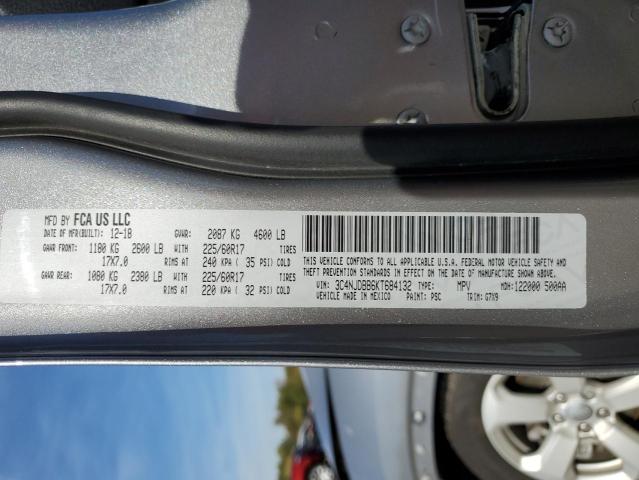 Photo 10 from auction – 2019 JEEP COMPASS LA with VIN 3C4NJDBB6KT684132
