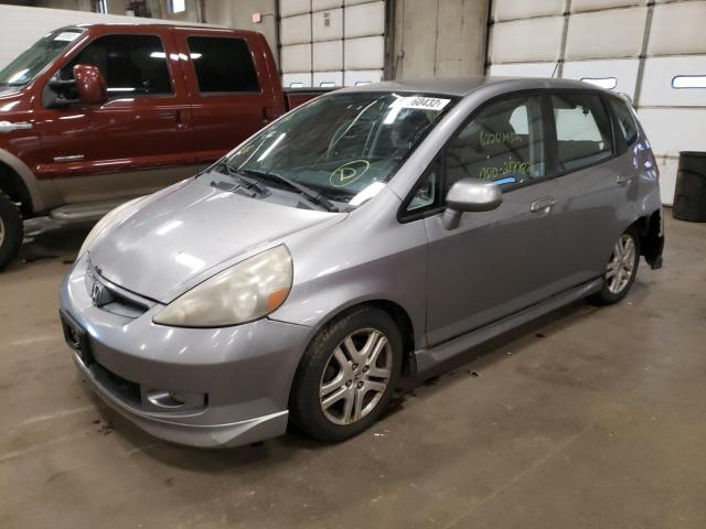 Photo 2 from auction – 2007 HONDA FIT with VIN JHMGD38697S017339