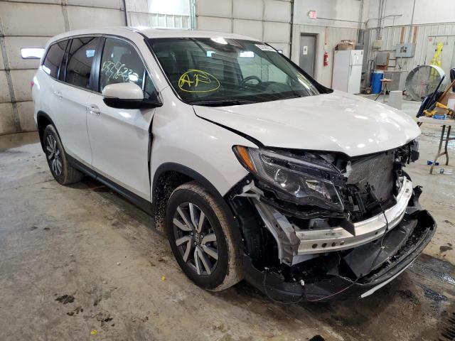 HONDA PILOT EXL 2021 with VIN 5FNYF6H58MB062340 - Photo from auction