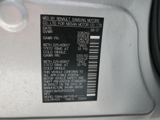 Photo 10 from auction – 2018 NISSAN ROGUE S with VIN KNMAT2MT6JP505206