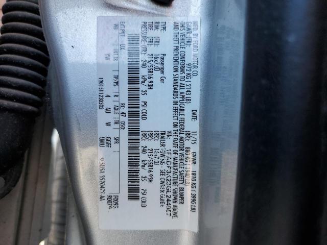 Photo 10 from auction – 2016 FORD FOCUS SE with VIN 1FADP3K23GL244057