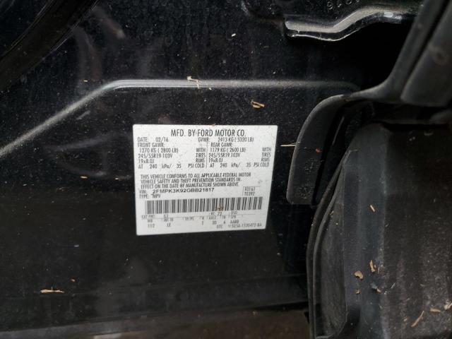 Photo 10 from auction – 2016 FORD EDGE TITAN with VIN 2FMPK3K92GBB21817