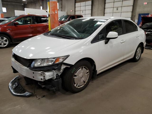 Photo 2 from auction – 2013 HONDA CIVIC HF with VIN 2HGFB2F61DH547955