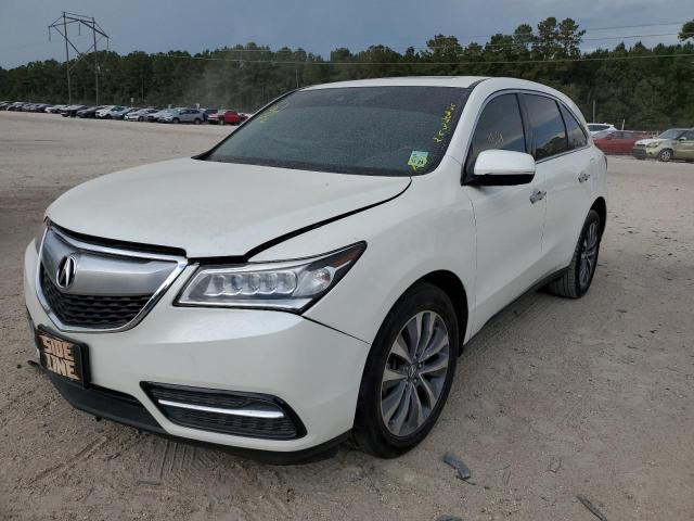 Photo 2 from auction – 2016 ACURA MDX TECHNO with VIN 5FRYD3H44GB009696