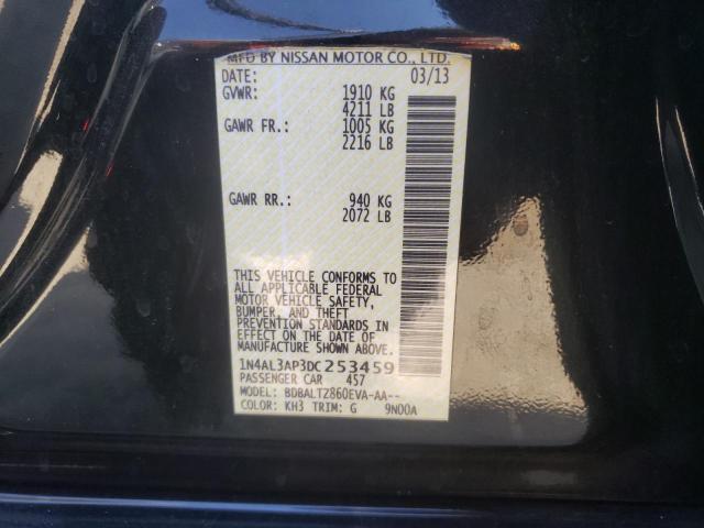 Photo 10 from auction – 2013 NISSAN ALTIMA 2.5 with VIN 1N4AL3AP3DC253459