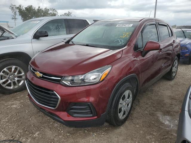 Photo 2 from auction – 2017 CHEVROLET TRAX LS with VIN 3GNCJKSB1HL201173