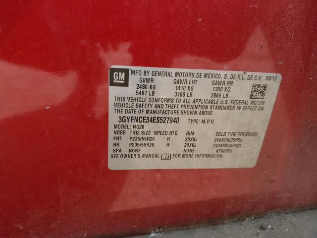 Photo 10 from auction – 2014 CADILLAC SRX PERFOR with VIN 3GYFNCE34ES527940