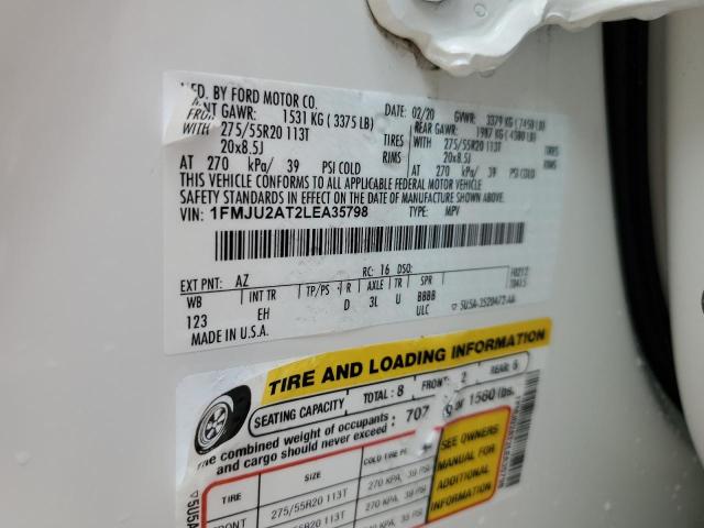 Photo 10 from auction – 2020 FORD EXPEDITION with VIN 1FMJU2AT2LEA35798