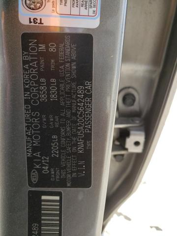 Photo 10 from auction – 2012 KIA FORTE EX with VIN KNAFU5A20C5642489